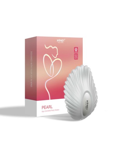 Pearl White - Vibrador magnético controlado por aplicación