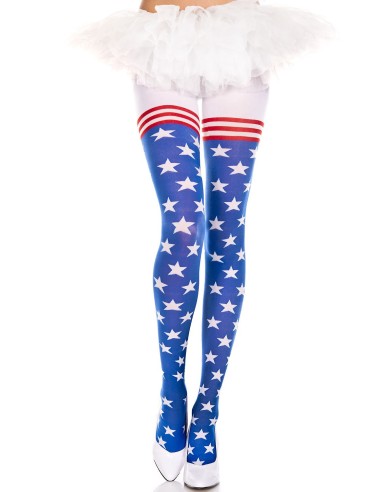 American flag tights - MH7068ASH