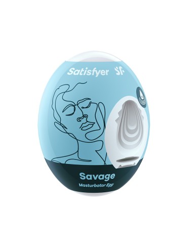 Huevo Masturbador Flexible Savage Satisfyer - CC597415