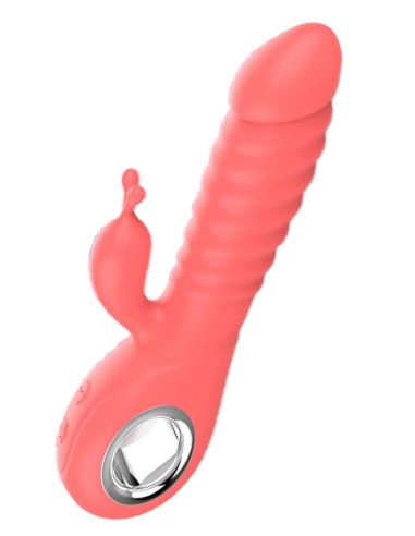 Rotating rabbit vibrator 7 vibrations USB - TOZ-025B