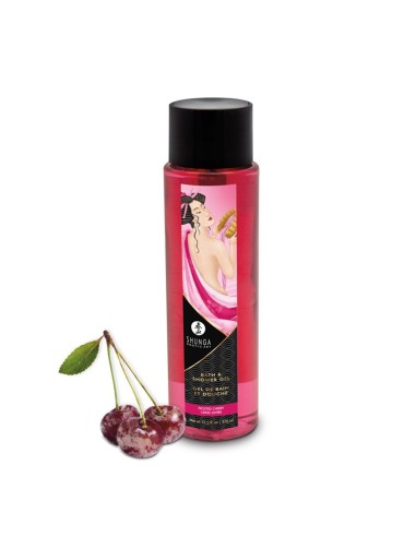 Shunga Frosted Cherry Bath and Shower Gel 370 ml - CC5207