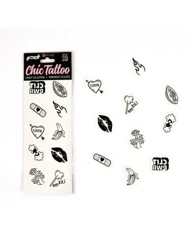 Candy collection - Temporary tattoos pack of 10