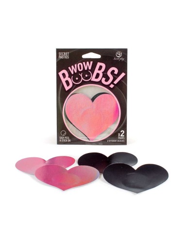 WOW BOOBS! Heart nipple covers