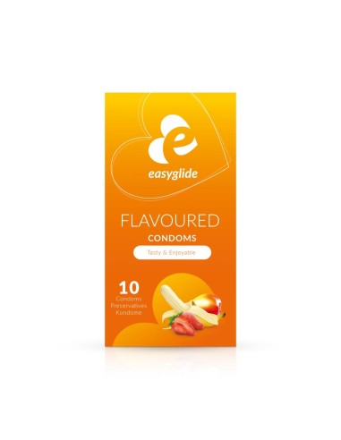 Condones con sabor Easyglide - 10 piezas