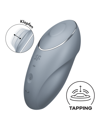 Tap and climax Satisfyer - Azul/gris