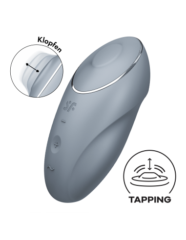 Tap and climax Satisfyer - Bleu/gris