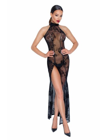 F239 Vestido largo tul