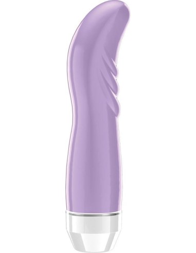 Vibrador punto G multivelocidad raya morada - LOV005PUR