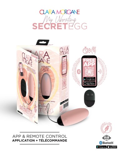 My vibrating secret egg - Rose