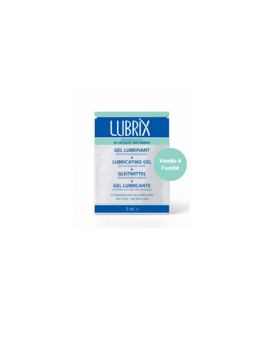 Dosette gel lubrifiant 3ml Lubrix