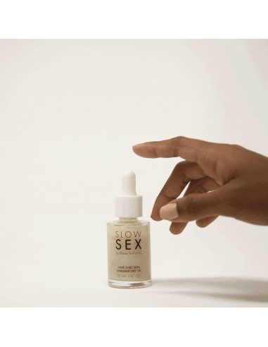 Huile intime sèche brillante - Slow Sex - 30 ml