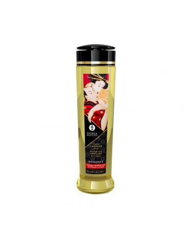 Erotic massage oil - Romance - Strawberry sparkling wine - 240 ml