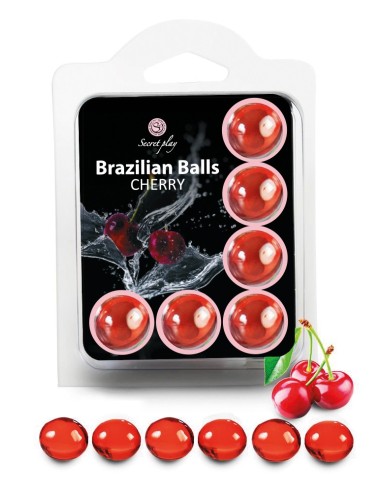 6 Bolas Brasileñas Cereza 3386-6