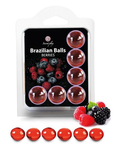 6 Brazilian Balls Forest fruits 3386-5