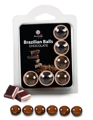 6 Brazilian Balls Chocolate 3386-1