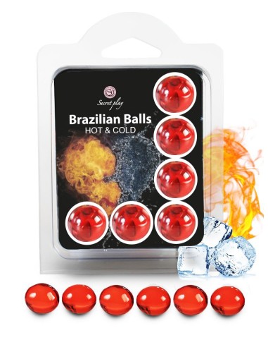 6 Braziliaanse Ballen Koud Heet effect 3629-1