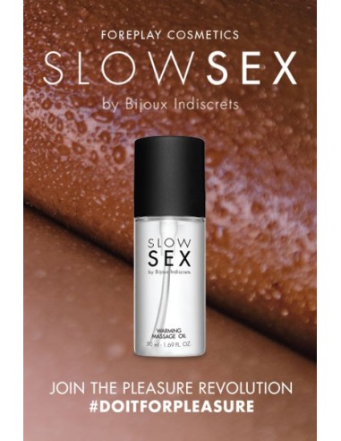 Aceite de masaje calentador - Slow Sex - 50 ml