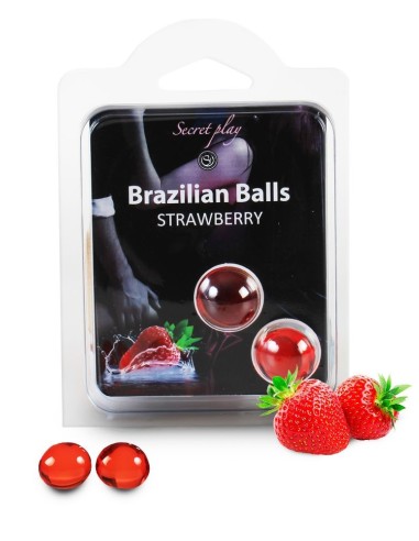 Duo Braziliaanse Ballen Aardbei 3385-7