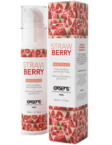 Huile chauffante Gourmande Fraise 50ml